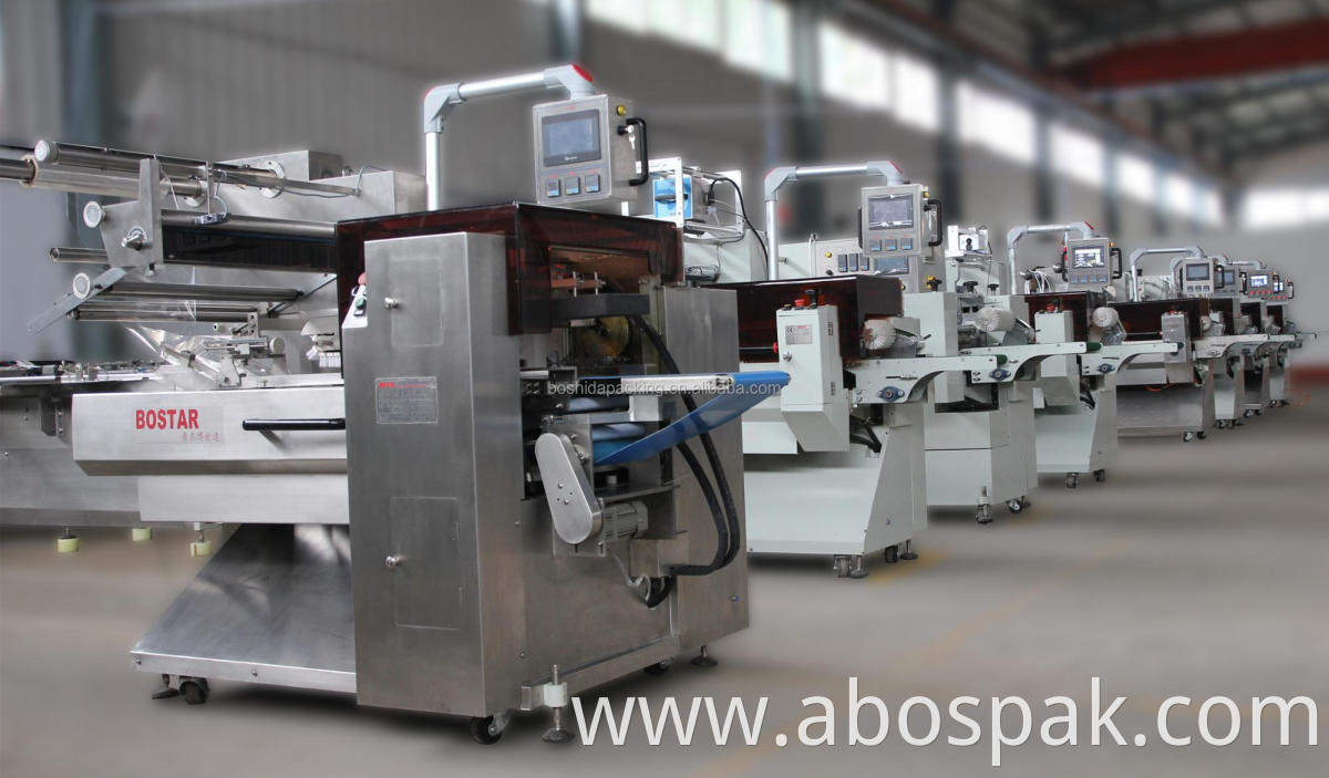 high speed biscuits automatic flow packing machine pillow packing machine